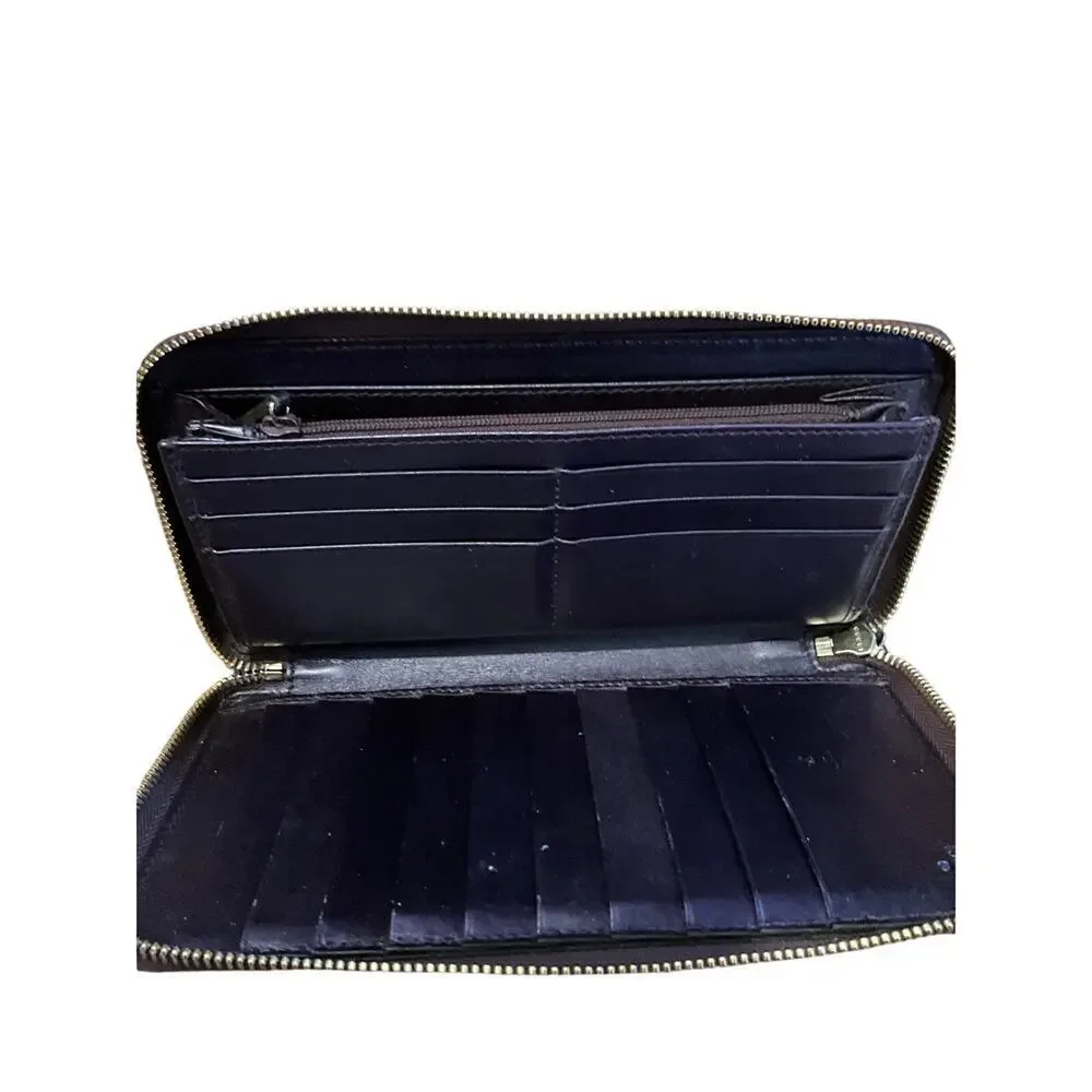 Gucci Microguccissima GG Leather Long Continental Wallet Zip Around Purple - Picture 4 of 7